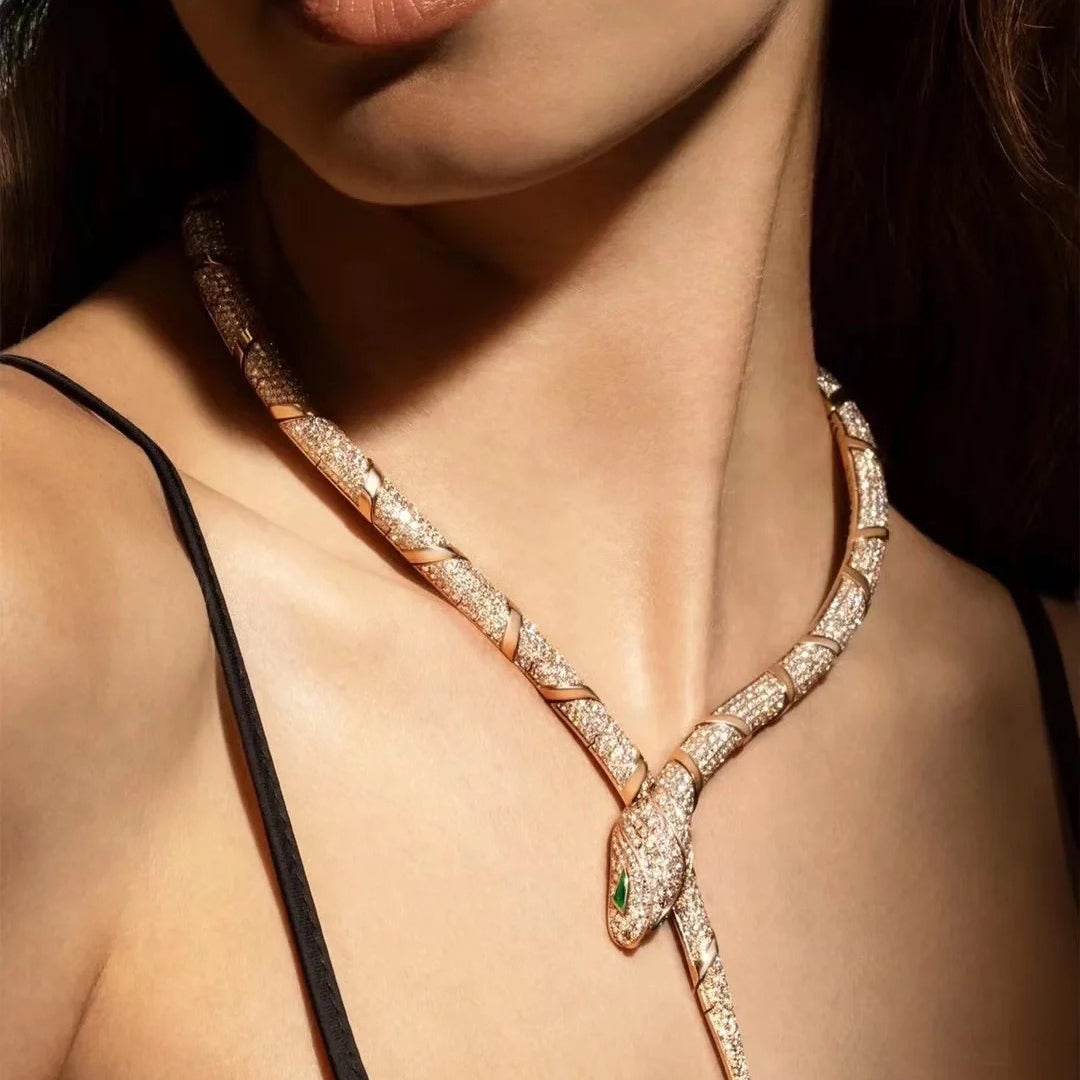 [Kismet Jewels ]HAUTE COUTURE GOLD SERPENTI NECKLACE
