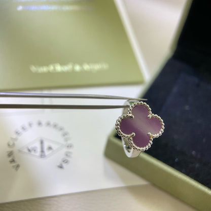 [Kismet Jewels ]CLOVER  PURPLE VIOLET RING