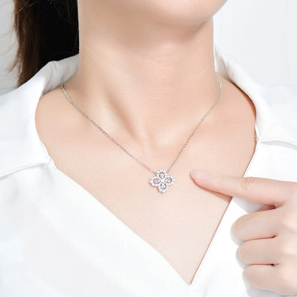 [Kismet Jewels ]LOOP NECKLACE FULL MOTIF DIAMOND 16MM MULTIPLE COLORS