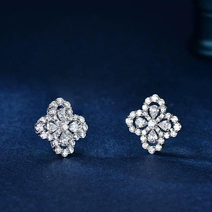 [Kismet Jewels ]LOOP EARRINGS FULL MOTIF DIAMOND 16MM