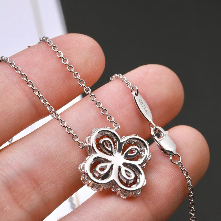 [Kismet Jewels ]LOOP NECKLACE FULL MOTIF DIAMOND 16MM MULTIPLE COLORS