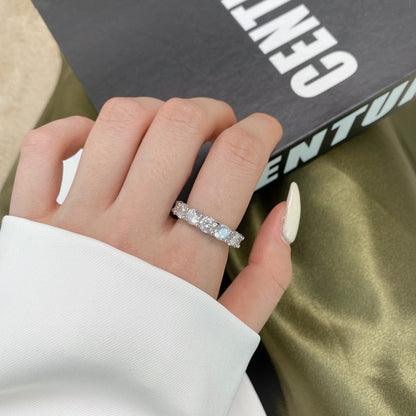 [Kismet Jewels ]Gorgeous Round Cut Tennis Ring
