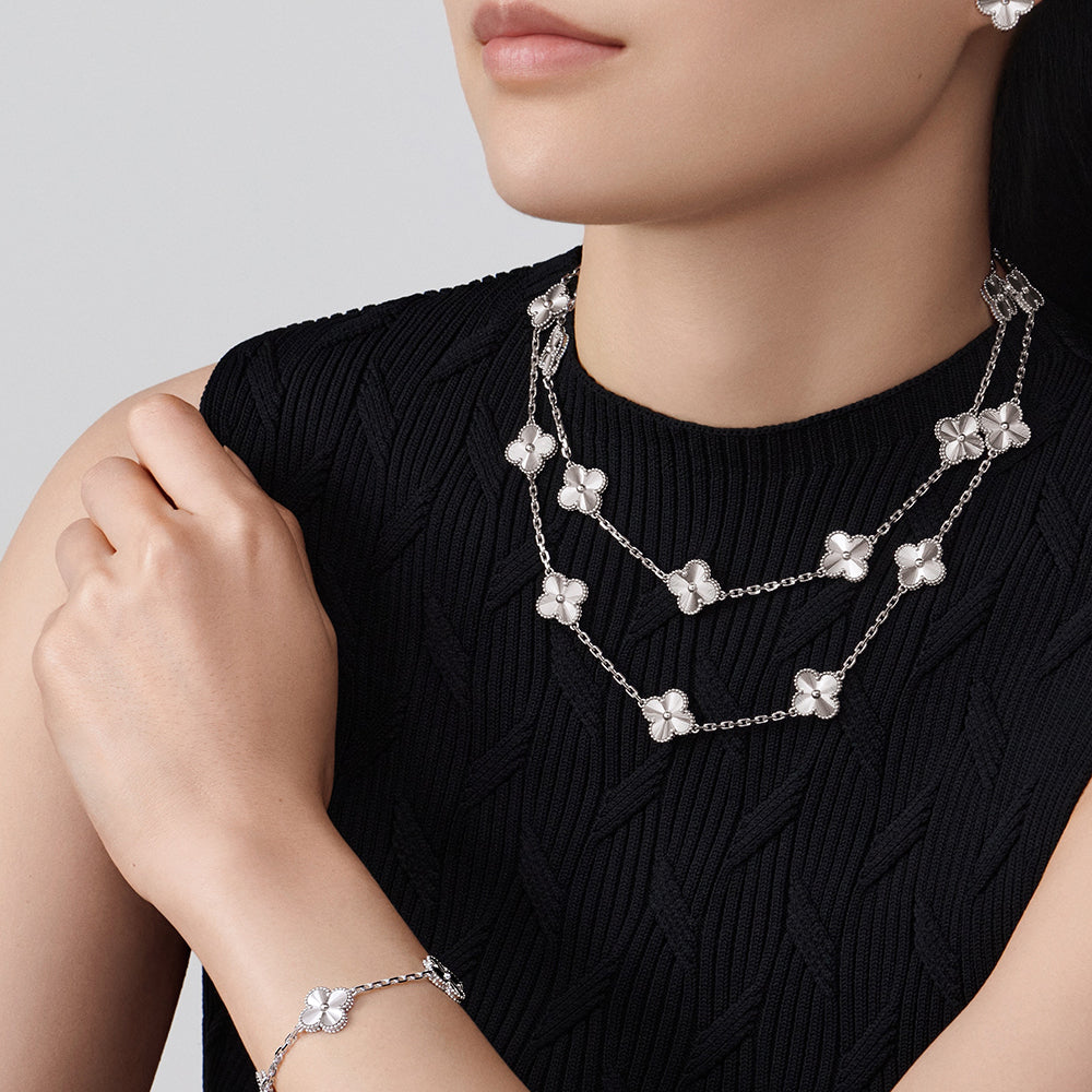 [Kismet Jewels ]CLOVER 20 MOTIFS DIAMOND SILVER