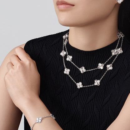 [Kismet Jewels ]CLOVER 20 MOTIFS DIAMOND SILVER