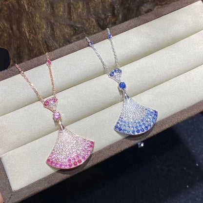 [Kismet Jewels ]DREAM NECKLACE AGATE SILVER DIAMOND