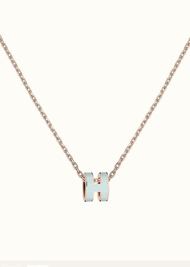 [Kismet Jewels ]POP H LIGHT BLUE NECKLACE