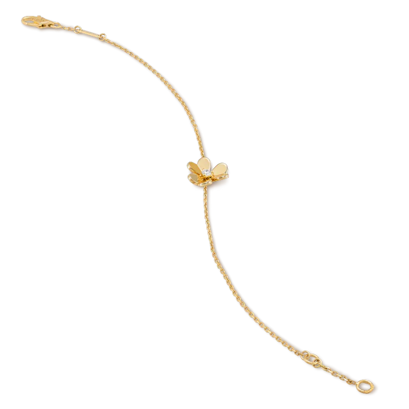 [Kismet Jewels ]FRIVOLE GOLD FLOWER PINK MALACHITE BRACELET
