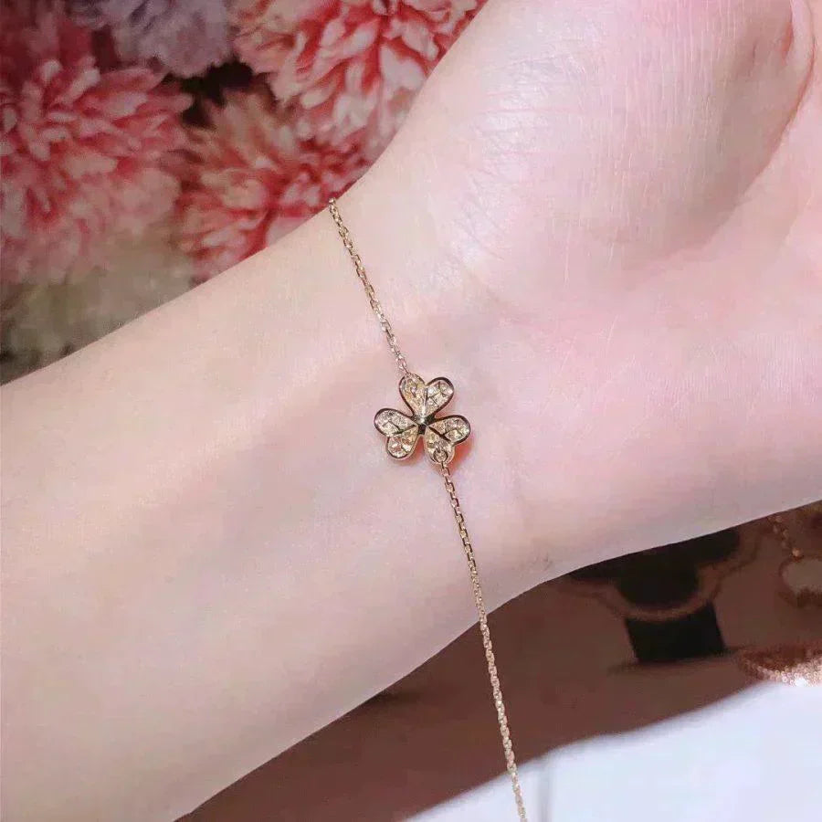 [Kismet Jewels ]FRIVOLE GOLD FLOWER DIAMOND BRACELET